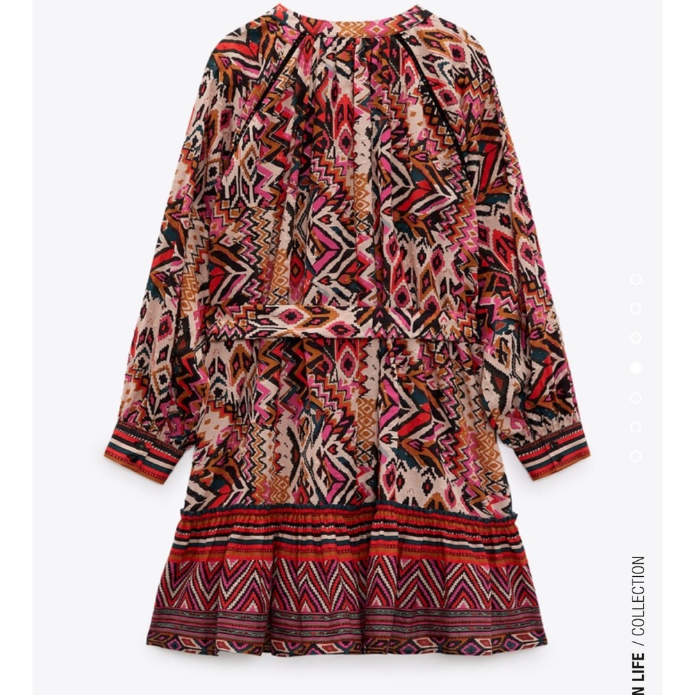 Printed Mini Dress